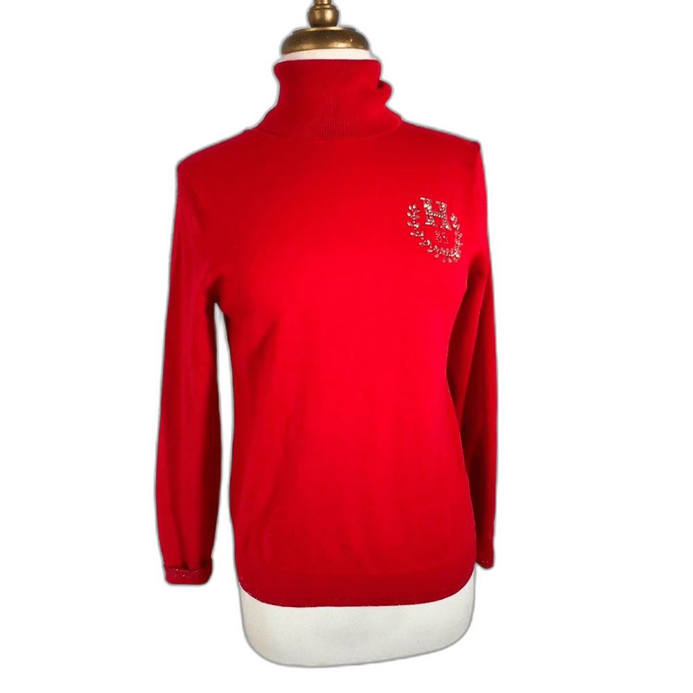 Tommy Hilfiger Sweater Size M Modern Classic Turtleneck Quiet Luxury Sweater